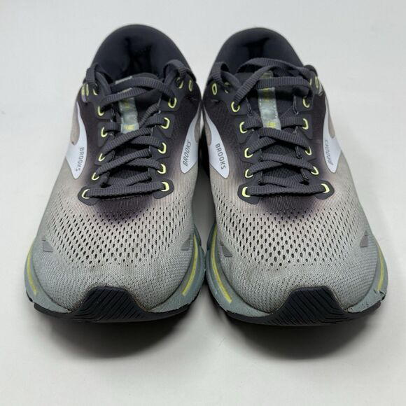 Brooks Ghost 15 Sneakers Shoes Mens 10.5 Gray Green Running Lightweight Shoes - Picture 5 of 16